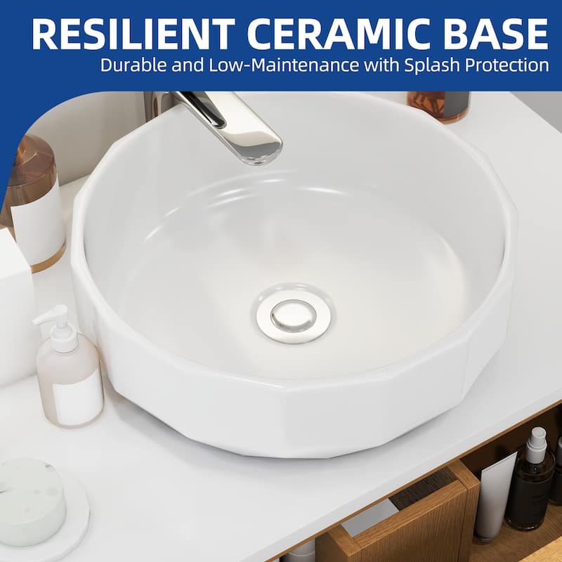Moasis 30 Inch Floating Bathroom Vanity with White Stone Top and 2 Drawers