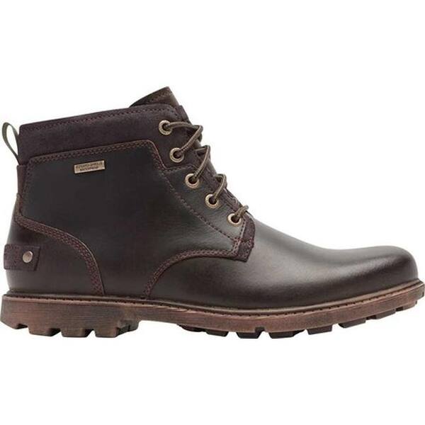 Shop Rockport Men S Rugged Bucks Ii Ankle Boot Dark Brown Leather Overstock 29848383