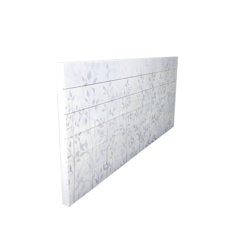 Monochrome Grey Leaves Print Wood Plank Wall Art Bed Bath & Beyond