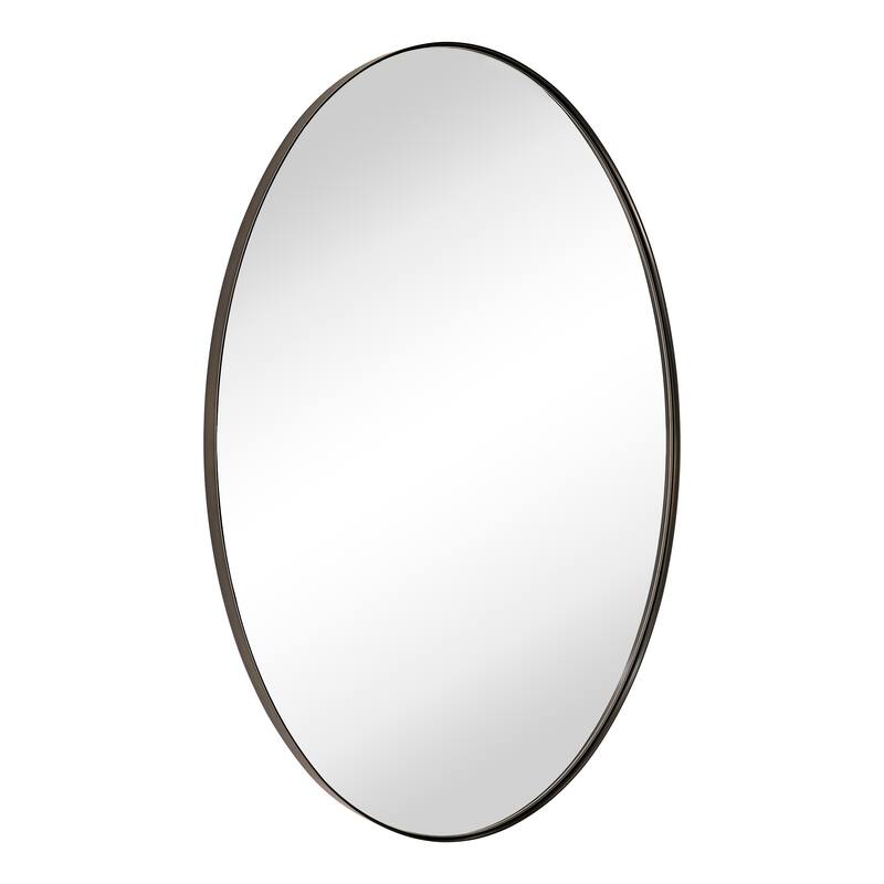 Javell Oval Metal Wall Mirror