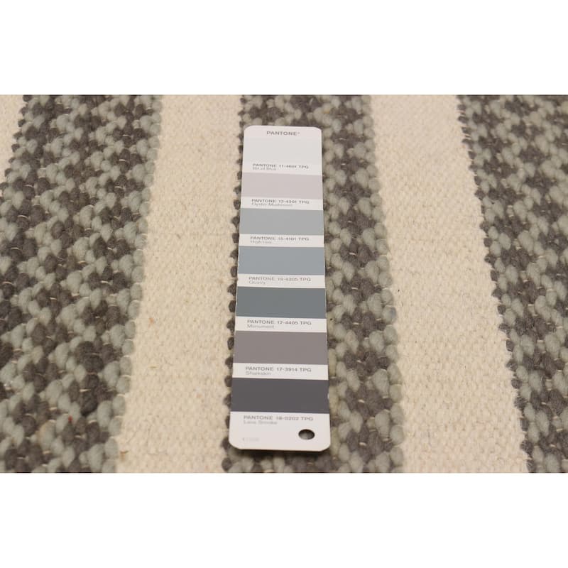 Nevada Grey Kilim 5'2" x 8'0" - 5'2 x 8'0