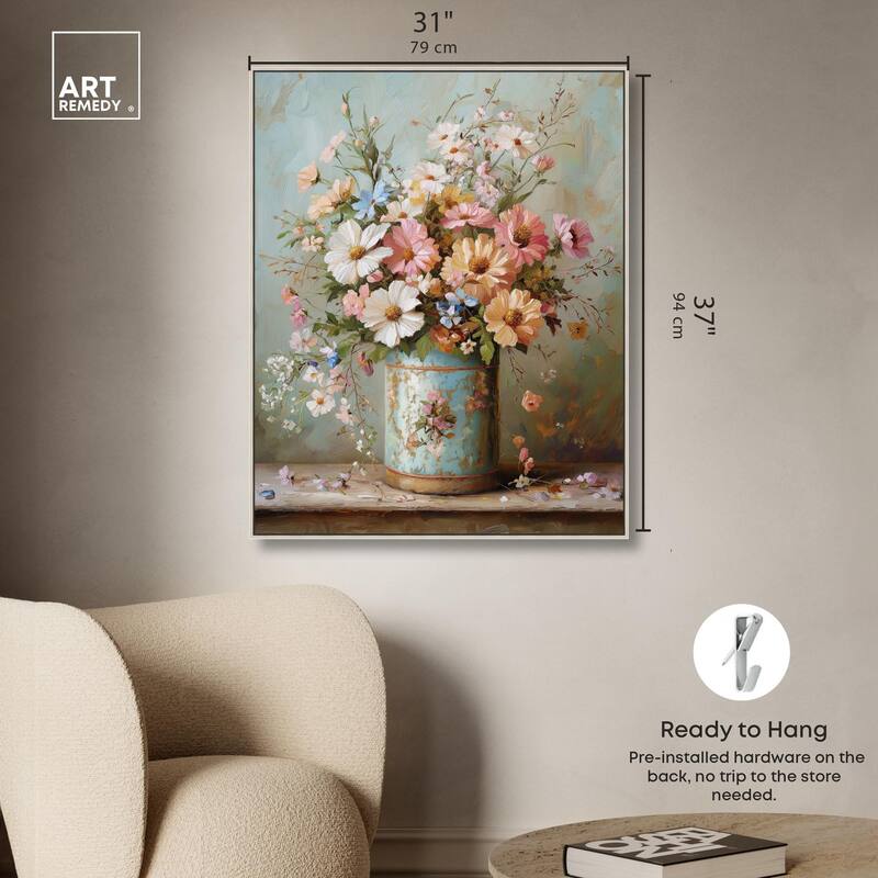 Verse in Violets Canvas by Art Remedy