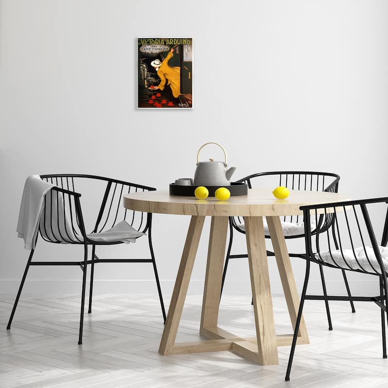 Stupell Vintage Espresso Advertisement Wall Plaque Art Design By Marcus Jules