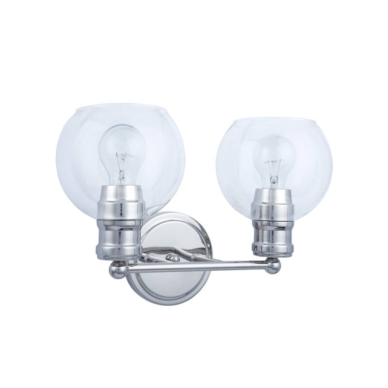 Brio Lighting Jasper Farmhouse 2-Light Dimmable Bathroom Vanity Light