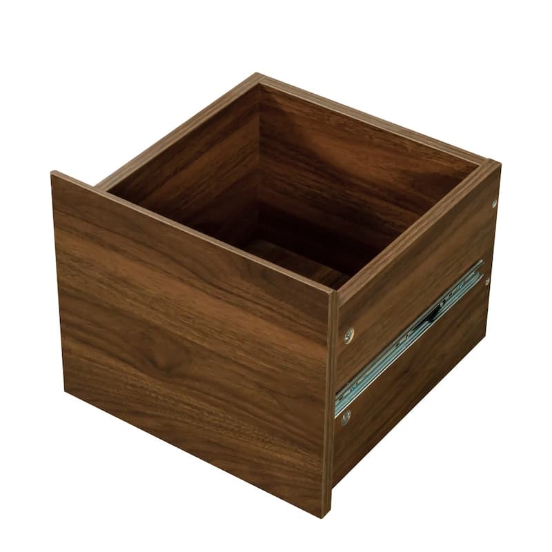 39.37" Kitchen Cabinet Sideboard Storage with 2 Glass Sliding Doors and 3 Drawers