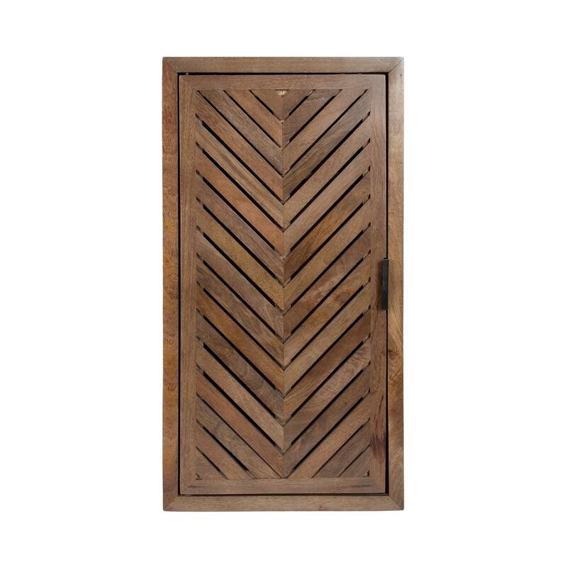 Kate and Laurel Mezzeta Tall 2-Door Bath Cabinet