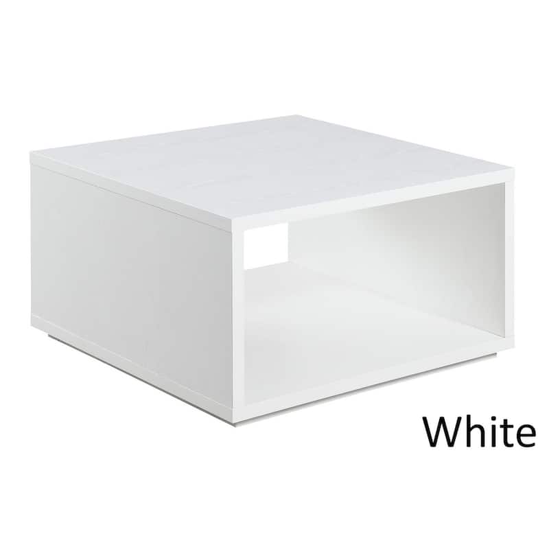 Convenience Concepts Northfield Admiral Square Coffee Table with Shelf
