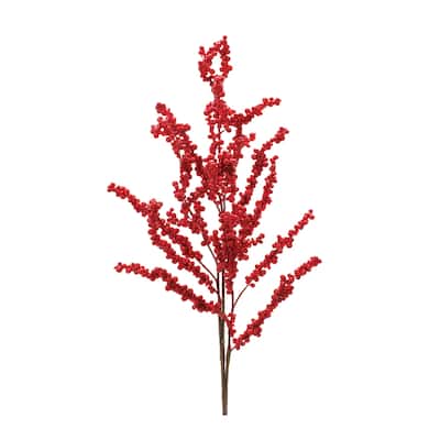 Clustered Berry Twig Spray (Set of 6) - N/A