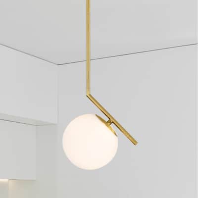 Mid Century Modern Pendant Light gold globe pendant lights kitchen island
