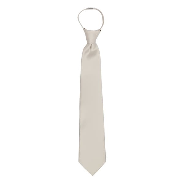 11 Colors Boys Satin Clip on Long Neck Tie Lilac matching Boy suit 8 10 12 14