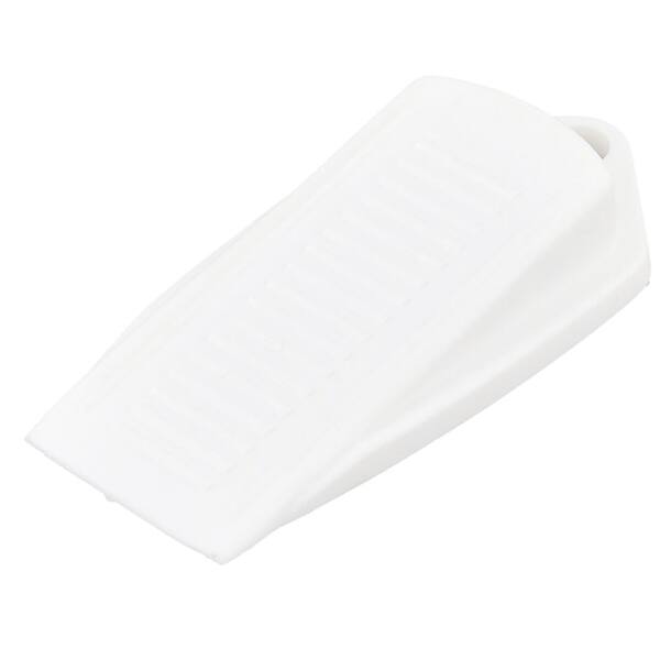 Rubber Doorstop Home Office Door Stop Wedge Stopper White Bed Bath