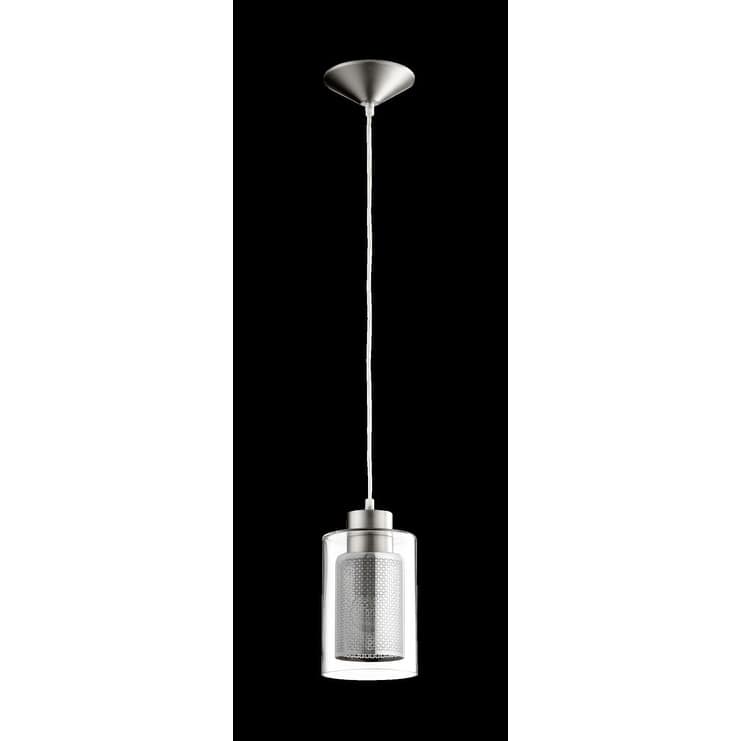 Quorum International 5" Wide Mini Pendant with Frosted Glass Shade