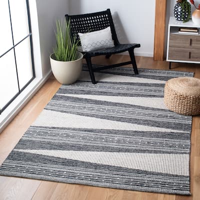 SAFAVIEH Handmade Striped Kilim Carina Modern Cotton Rug