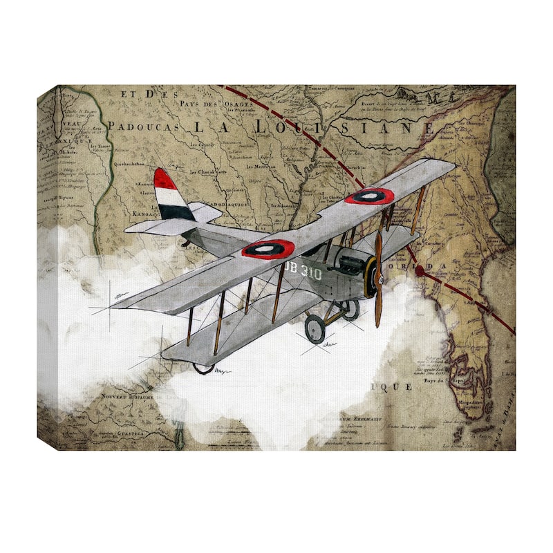 Biplane 1, 2, 3, 4 by GraphINC Studio Canvas Art Prints