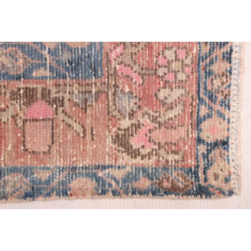 ECARPETGALLERY Hand-knotted Antalya Vintage Dark Brown Wool Rug - 4'5 x 6'9