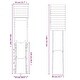 preview thumbnail 4 of 18, vidaXL Outdoor Playset Outdoor Backyard Playground Equipment for Kids Age 3-8 - 21.7" x 100" x 103.9"