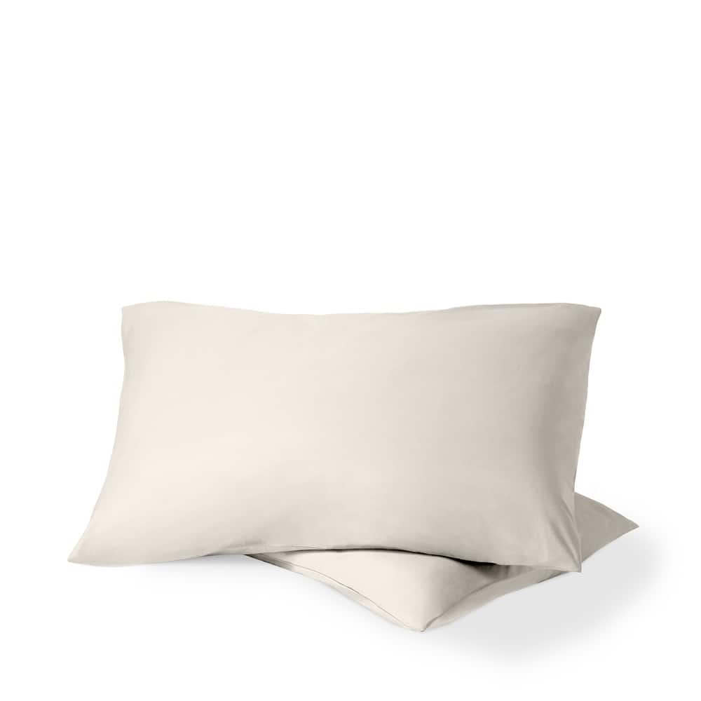 Bare Home Organic Cotton Percale Pillowcase Set (Set of 2)