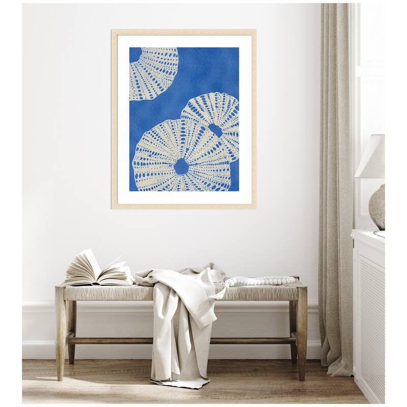 Kate and Laurel Framed Art Ocean charms ll by Nikita Jariwala