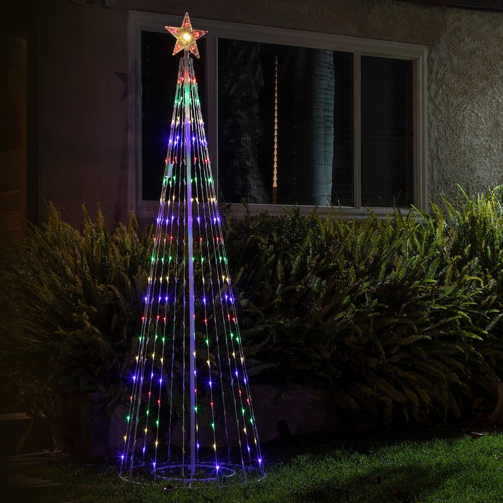 83 Christmas Tree Tower w/ 8 Functions and 300 LED Lights