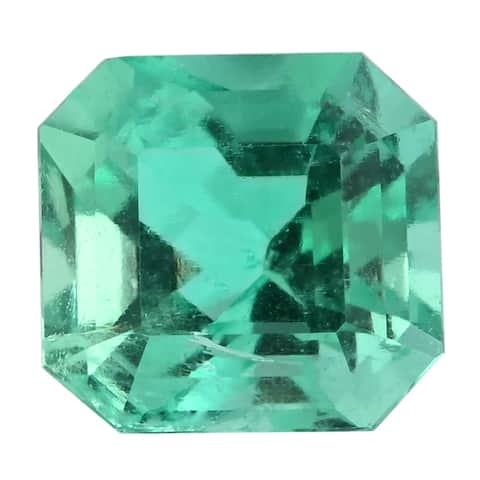 Loose Gemstone for Jewelry Making AAAA Emerald Cushion Free Size Ct 1