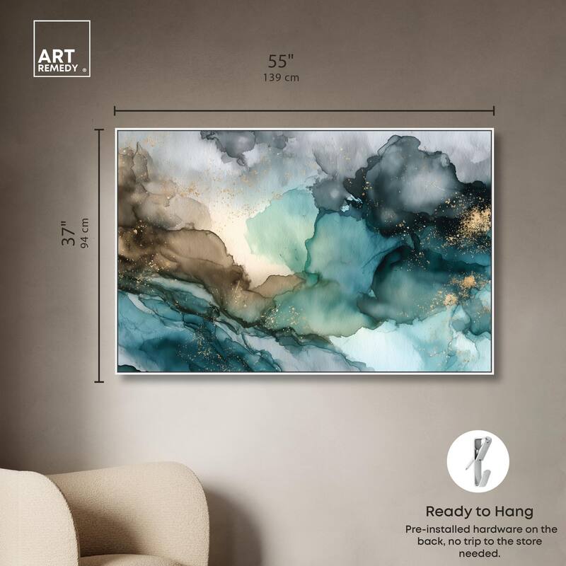 Veiled Inlet Canvas by Art Remedy