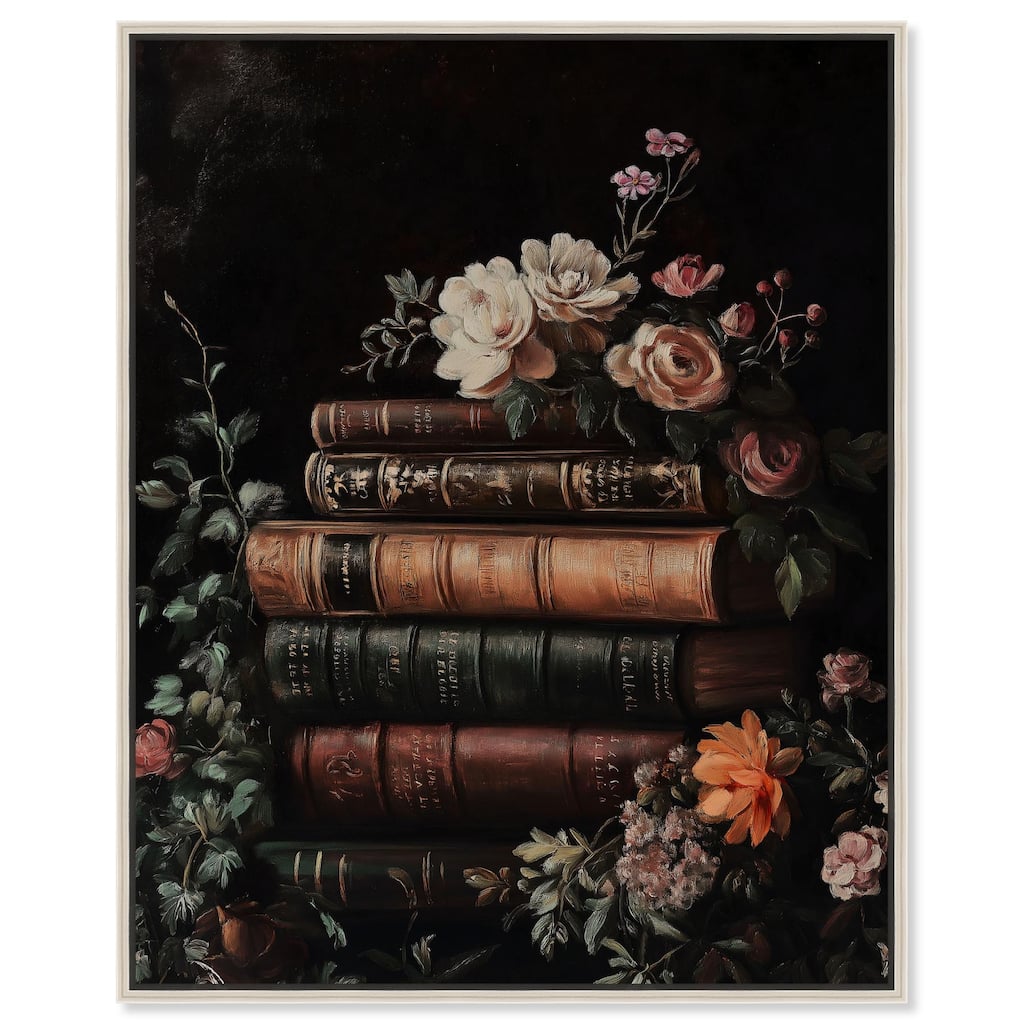 Stacked Wisdom Canvas by Art Remedy