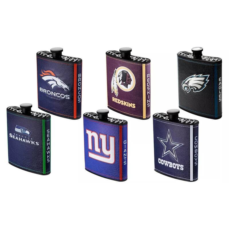 NFL 2pc Flask with Funnel, 7oz, New Orleans Saints