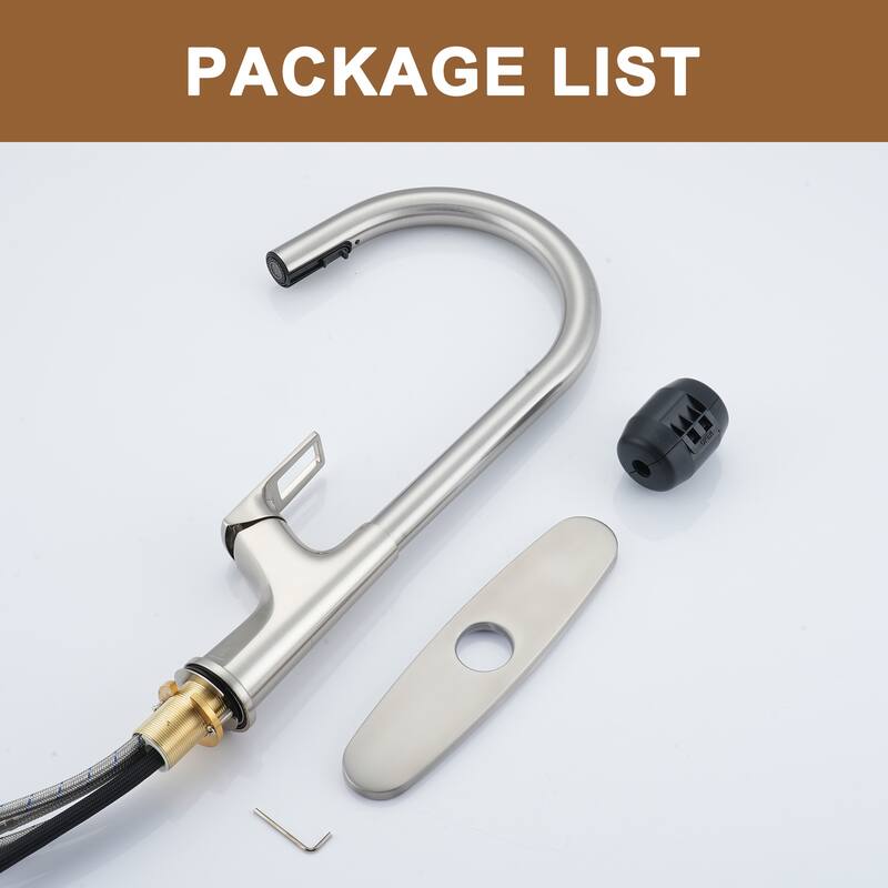 Kitchen Sink Faucet Single-Handle Pull-Out Sprayer Kitchen Faucet