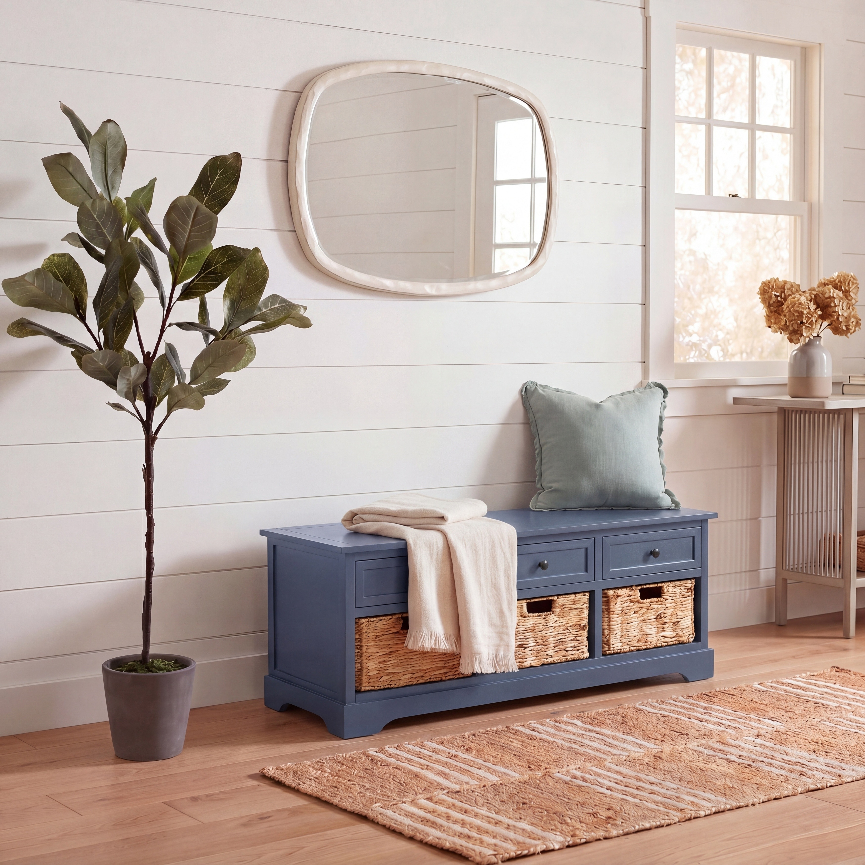 SAFAVIEH Ara Grey 3-Drawer Storage Unit - 42.1" x 15.4" x 19.7" - 42"W x 15"D x 20"H