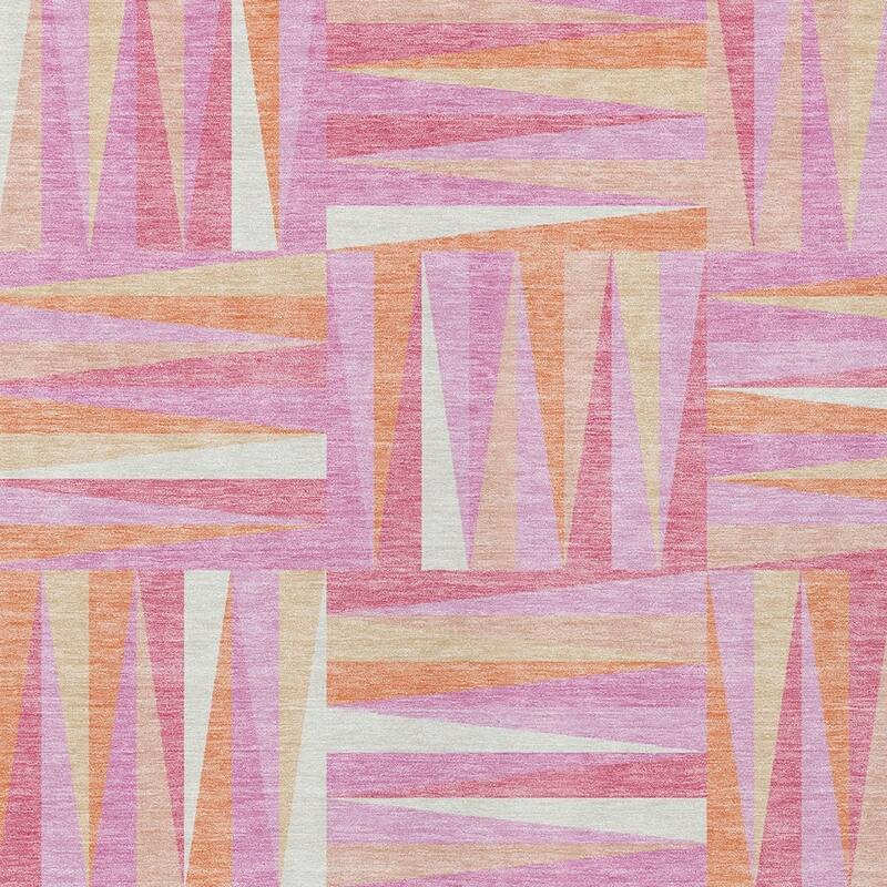 HomeRoots Geometric Transitional Rectangle Outdoor Rug