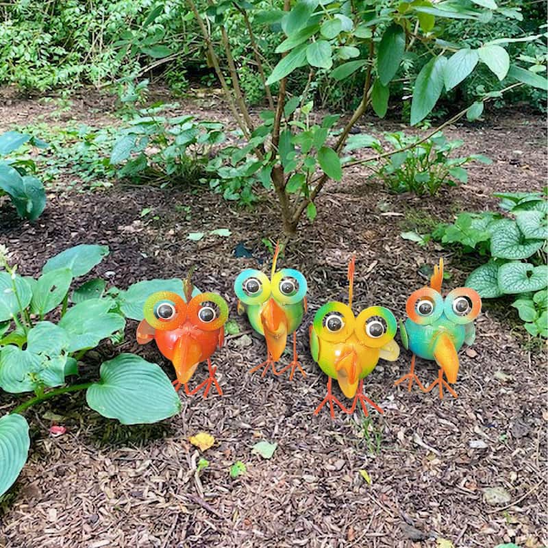 8.25" Iron Baby Jungle Birds