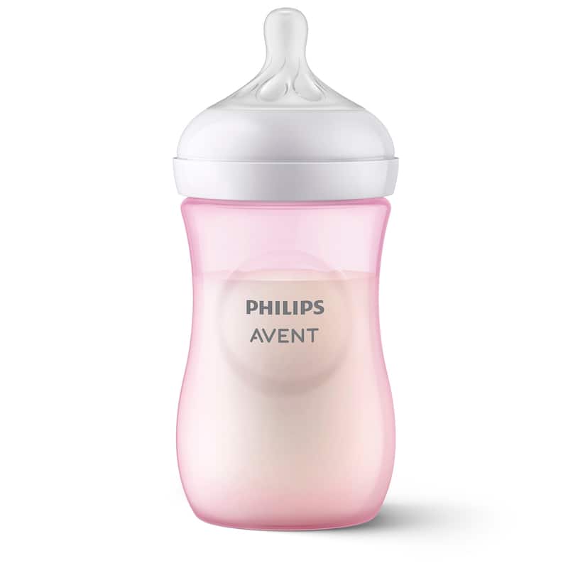 Philips Avent Natural Baby Bottle With Natural Response Nipple Pink 9oz 3pk - Pink - Silicon/Plastic