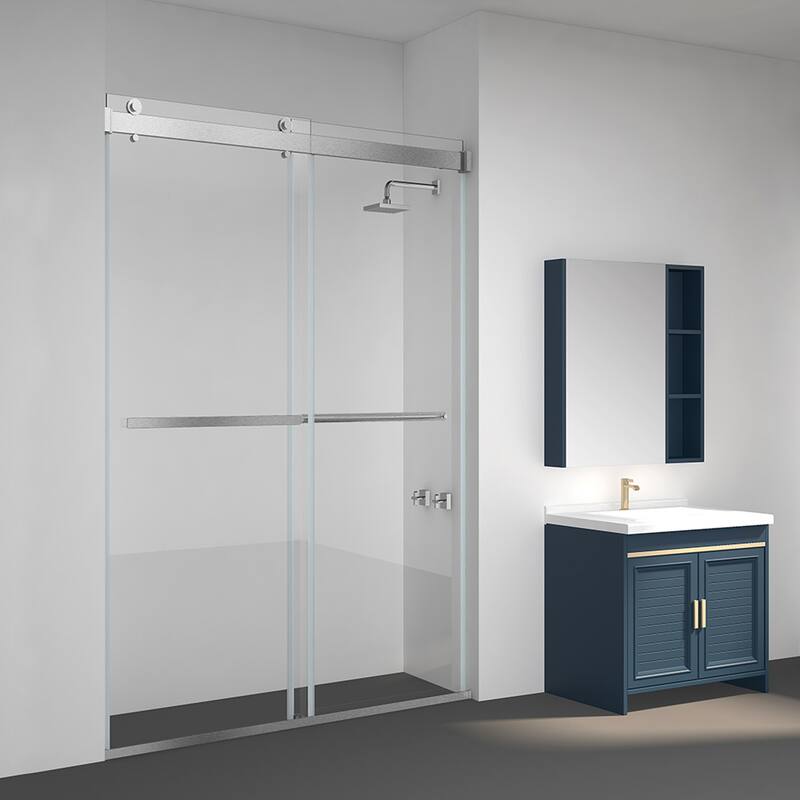 Miseno MSD-SPEZ-4876-BP Spezia 76" High x 48" Wide Bypass Frameless