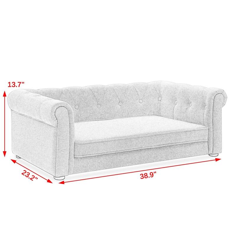 Elevated Dog Sofa Bed for Small and Medium Dogs, Durable Pet Couch