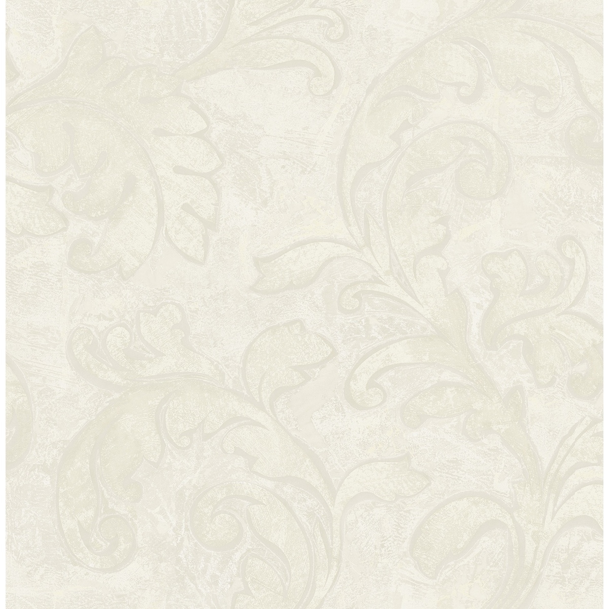 Seabrook Designs Delfina Leaf Trail Unpasted Wallpaper