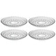preview thumbnail 1 of 0, Majestic Gifts Inc.Glass Salad/ Dessert Plates -7" Diameter-Set/4