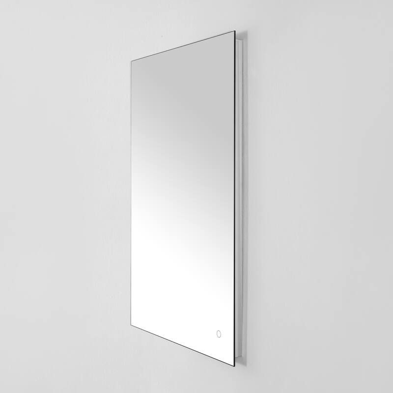 SAFAVIEH Mandi 24" Led Vanity Mirror - Silver - 24Wx2Dx36H