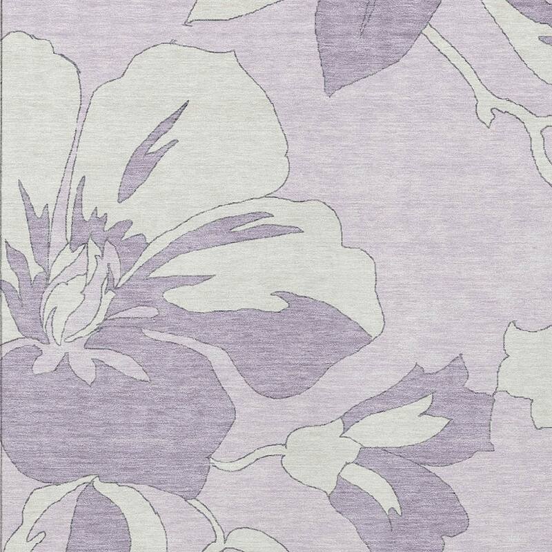 HomeRoots Floral Transitional Rectangle Outdoor Rug