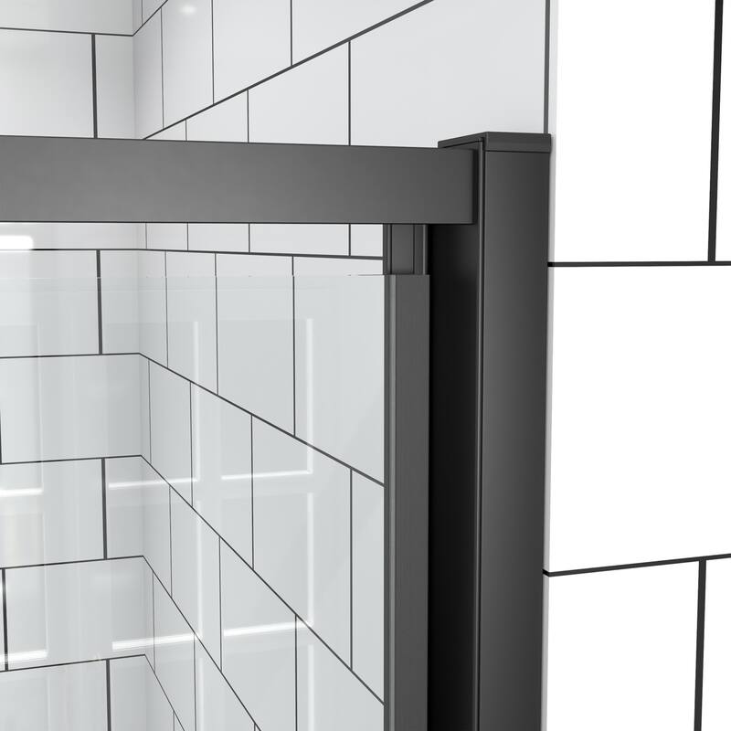 Modland 42''/48''/54''/60''W x 71''H Frameless Pivot Swing Shower Door Enclosure with 1/4" SGCC Tempered Glass Door