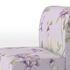 preview thumbnail 15 of 15, Designart "Purple Flowers and Leaf" Upholstered Cabin & Lodge Accent Chair and Arm Chair