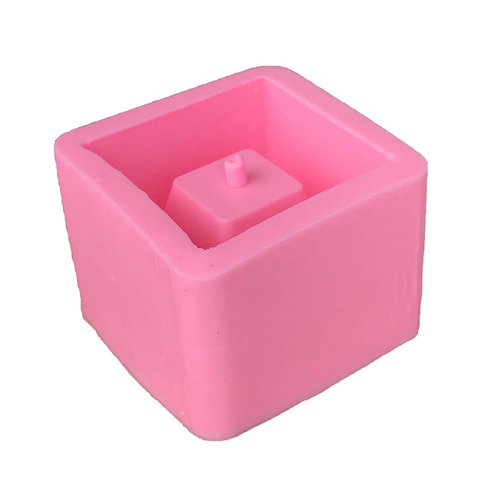 Large Small Square Flowerpot Clay Molds Succulent Plant Silicone