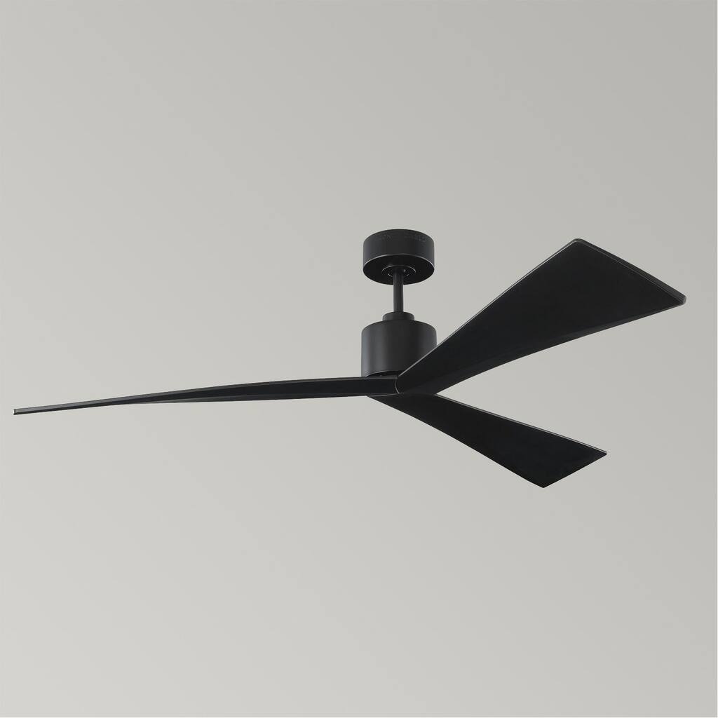 Mountain Aire 60``Ceiling Fan Jonathan Matte Black - Exact Size