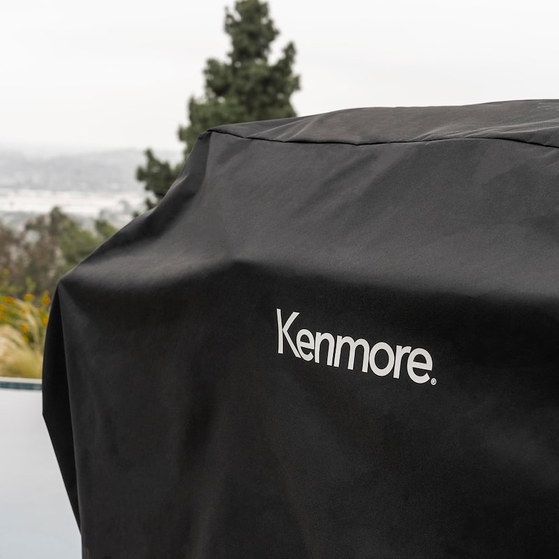 Kenmore 66-Inch Gas Grill Cover for Outdoor Grills - 46" H x 66" W x 26" D