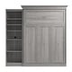 preview thumbnail 4 of 22, Versatile Queen Murphy Bed with Closet Organizer (92W) by Bestar