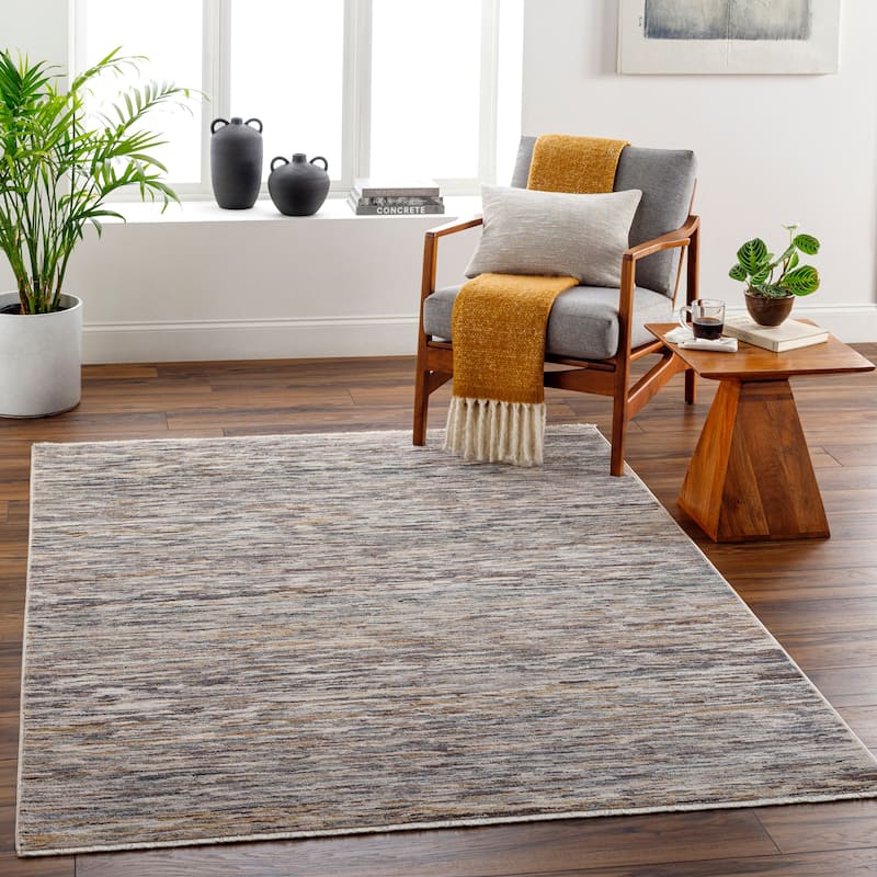 Casteel Modern & Contemporary Area Rug - 2' 7" x 4' 11" - Taupe/Gray