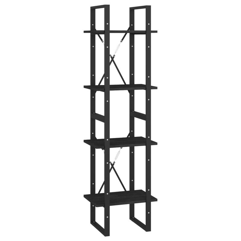 vidaXL Bookshelf Book Cabinet Shelving Unit for Living Room Engineered Wood