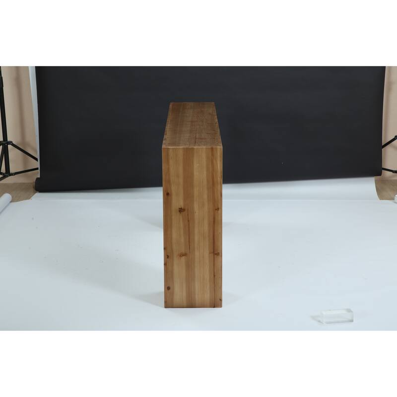 62.99-Inch Solid Wood Console Table for Living Room