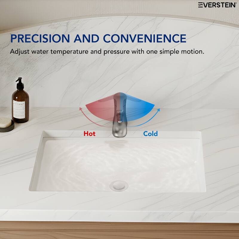 Single Handle Single Hole Pull-Out Basin Bathroom Faucet with Pop‑Up Drain