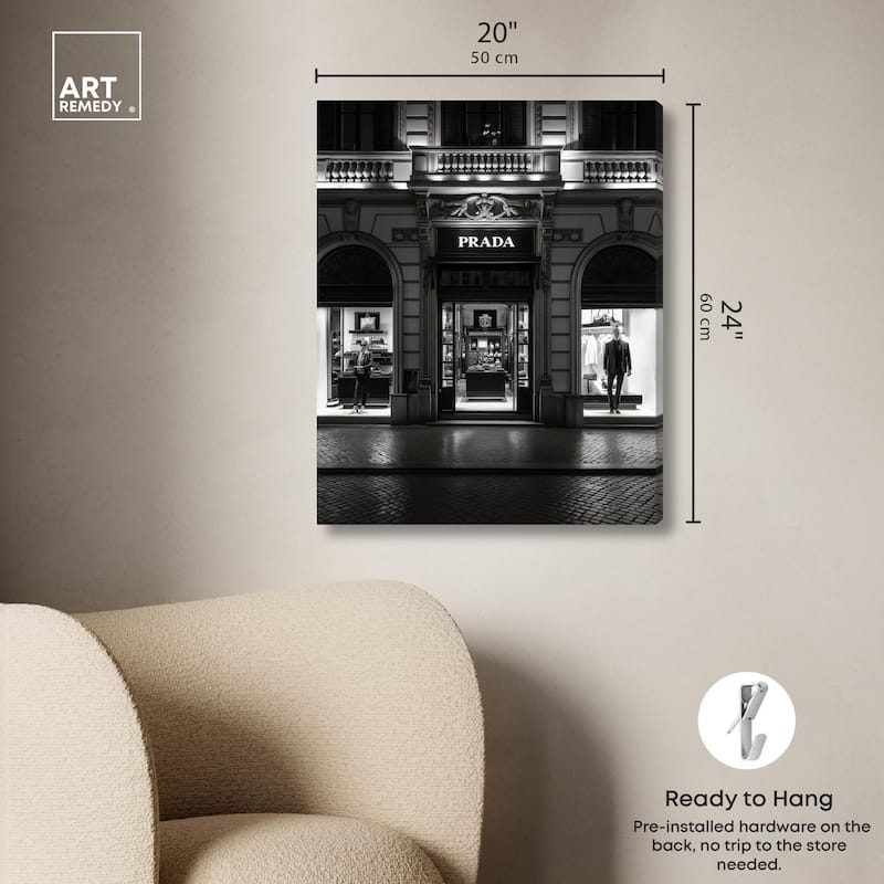 Fashion Presence Canvas by Art Remedy, Gallery Wrapped
