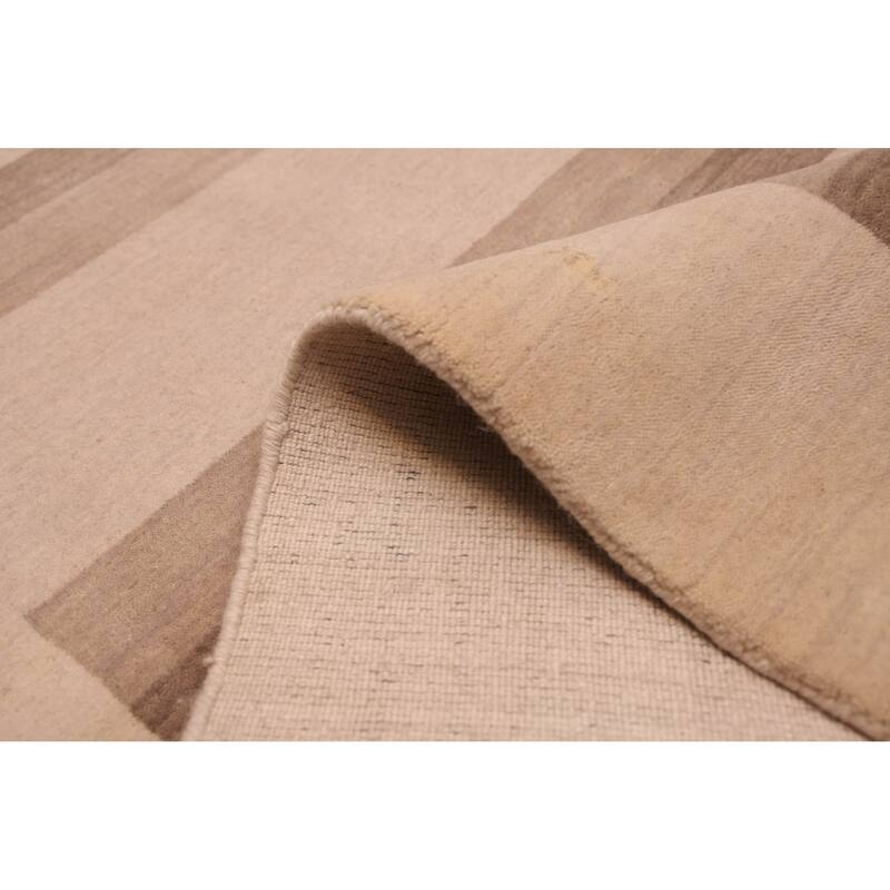 ECARPETGALLERY Hand Loomed Kashkuli Gabbeh Beige Wool Rug - 5'8 x 8'0